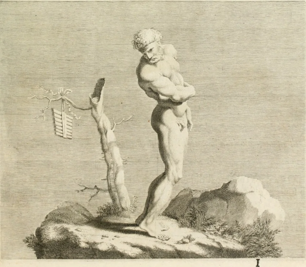 An illustration from Traitté de la peintvre, 1651, leaf 106