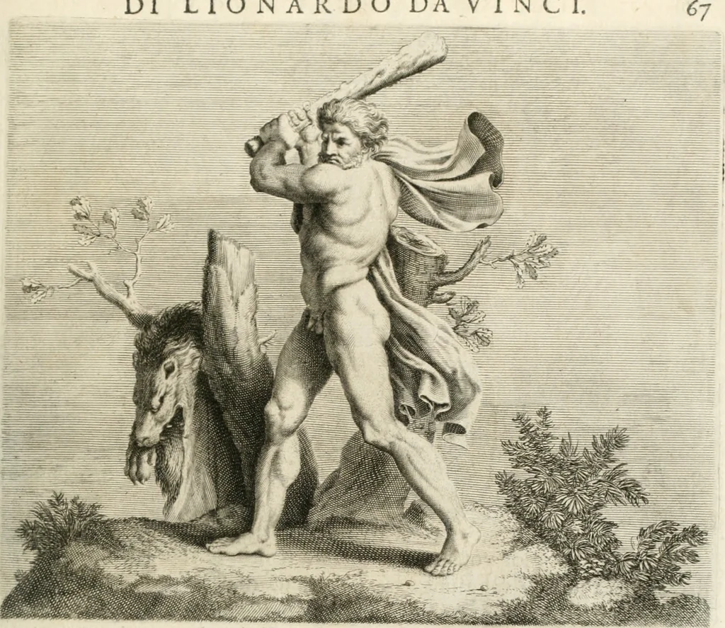 An illustration from Traitté de la peintvre, 1651, leaf 110