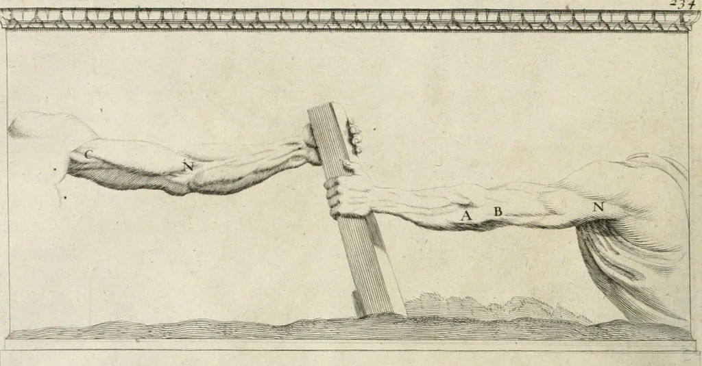 An illustration from Traitté de la peintvre, 1651, leaf 113