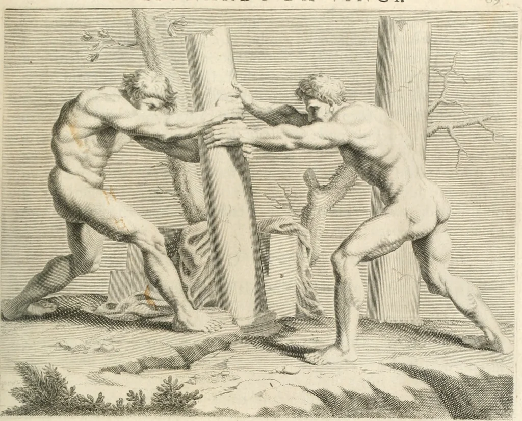 An illustration from Traitté de la peintvre, 1651, leaf 114