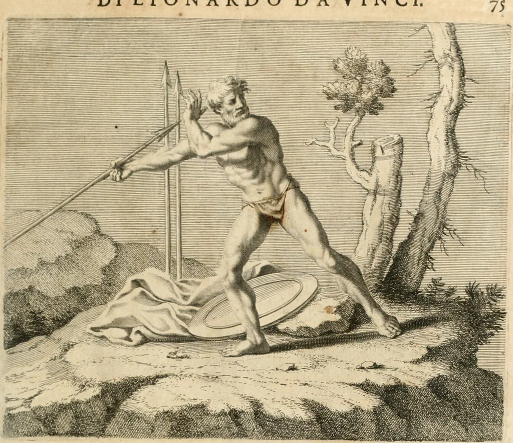 An illustration from Traitté de la peintvre, 1651, leaf 122