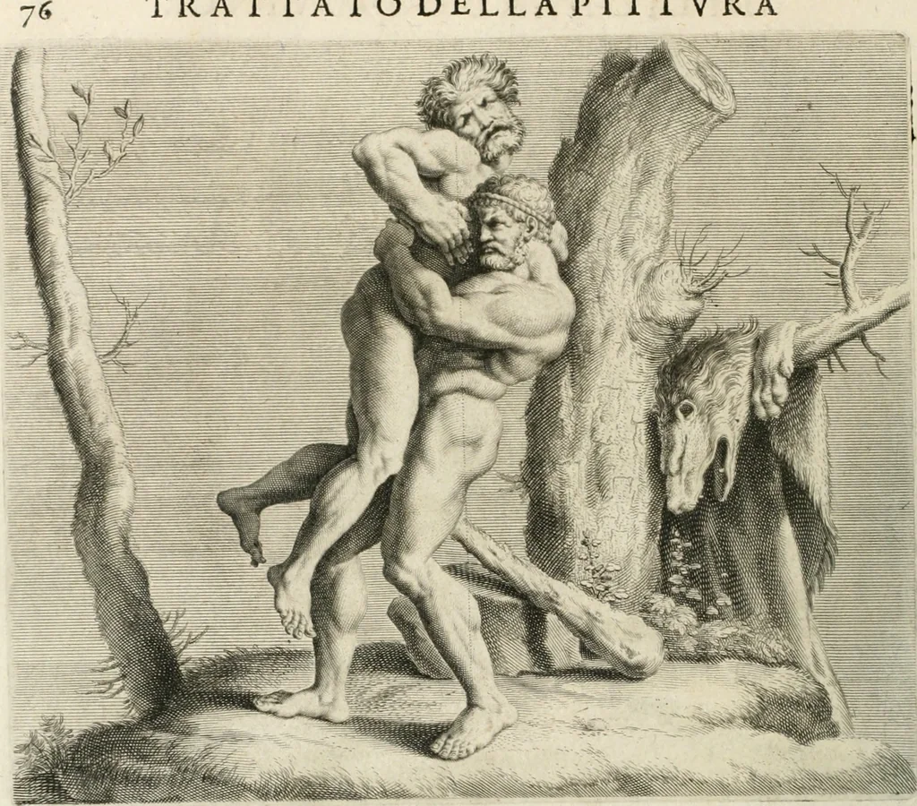 An illustration from Traitté de la peintvre, 1651, leaf 123