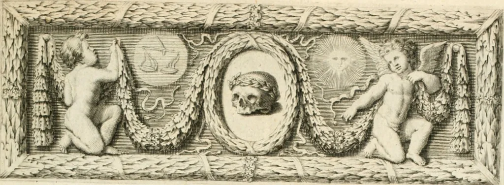 An illustration from Traitté de la peintvre, 1651, leaf 180