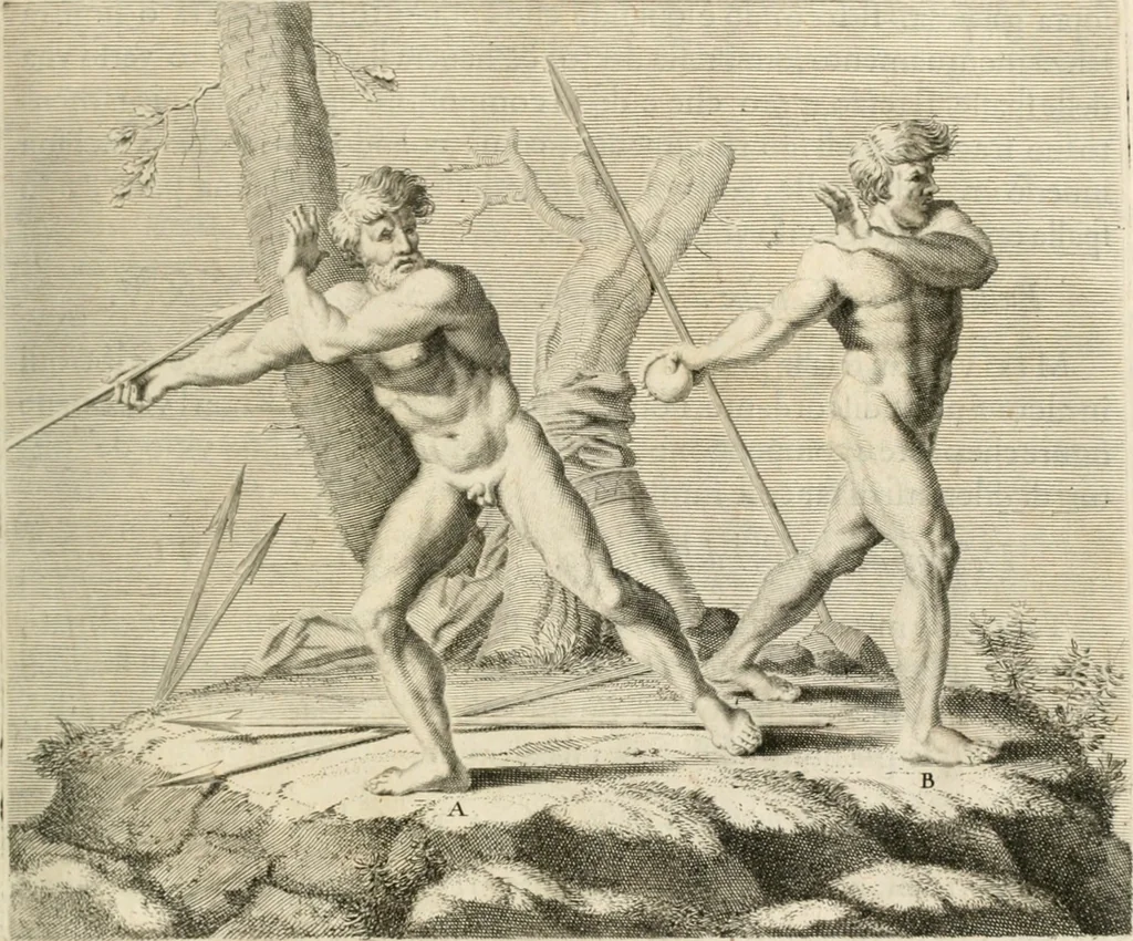 An illustration from Traitté de la peintvre, 1651, leaf 82