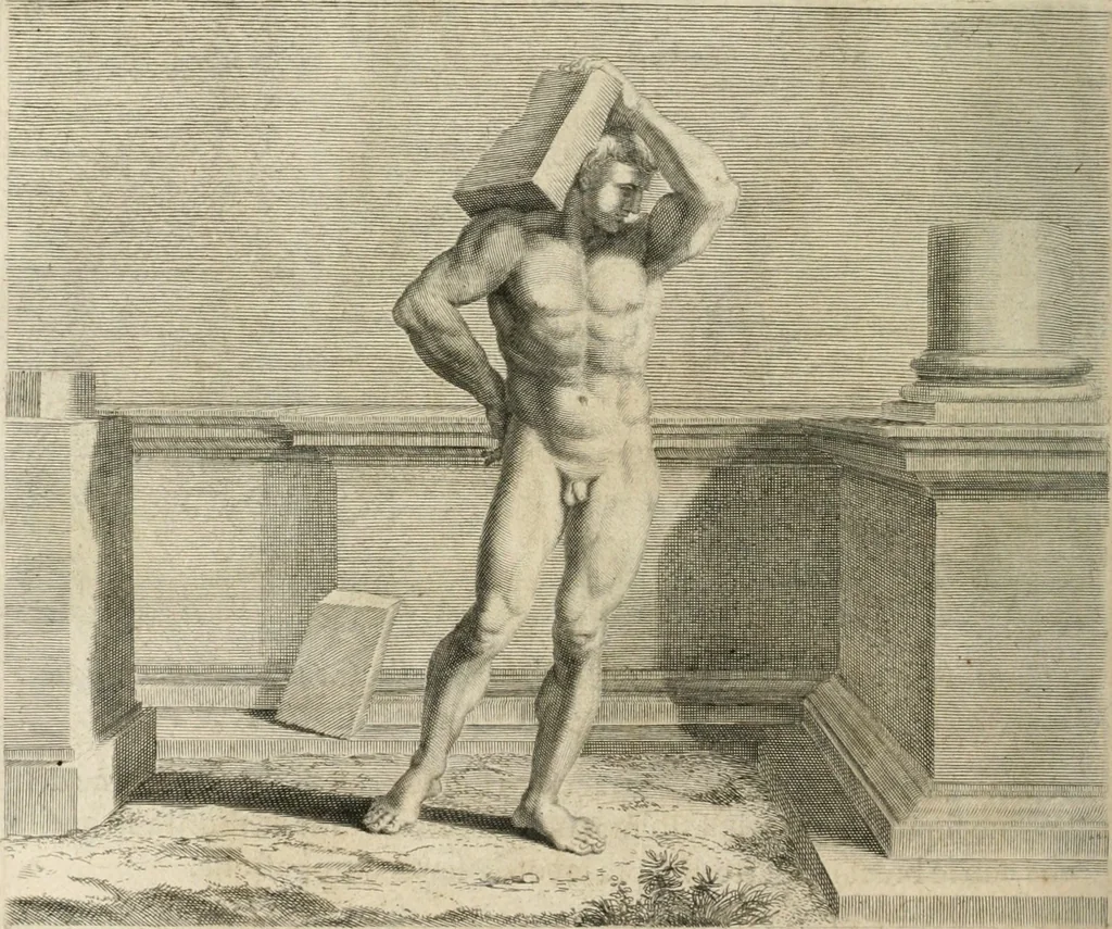 An illustration from Traitté de la peintvre, 1651, leaf 91
