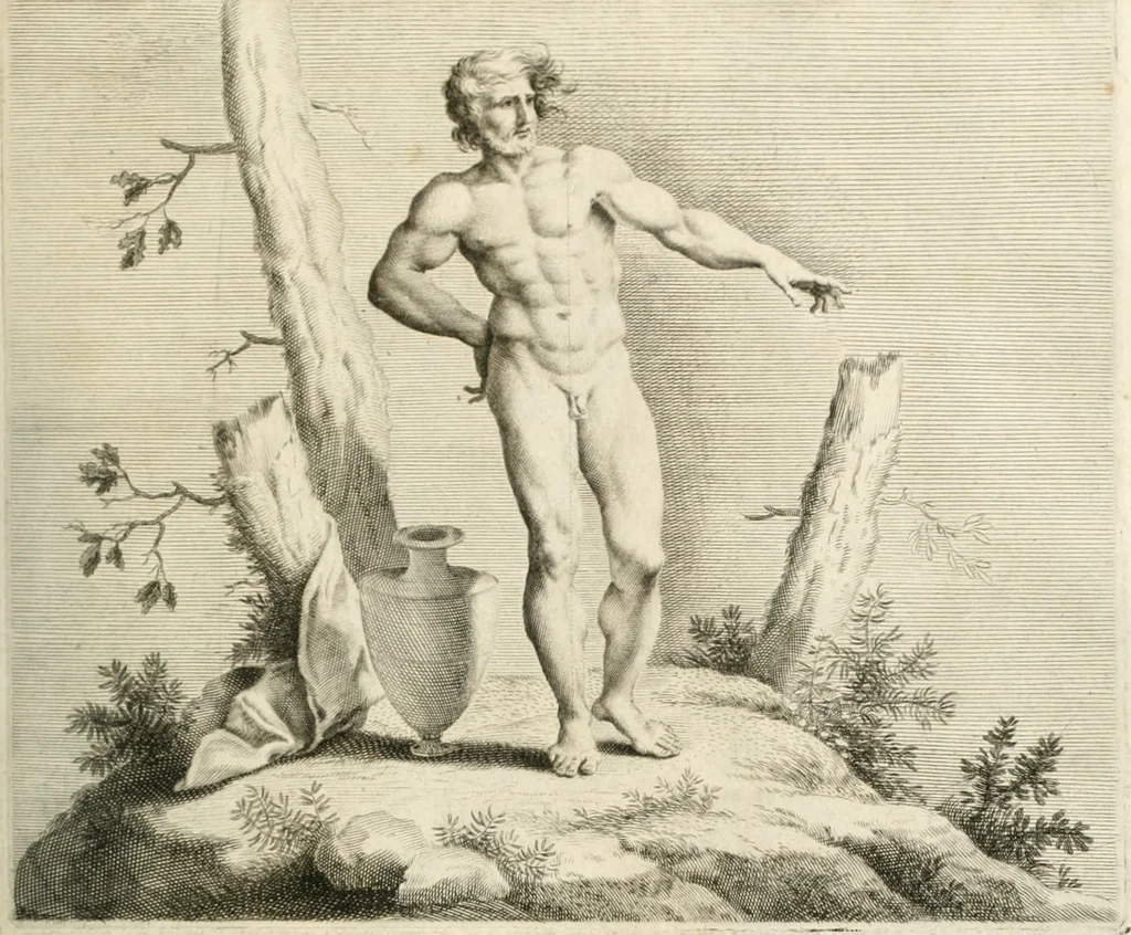 An illustration from Traitté de la peintvre, 1651, leaf 92