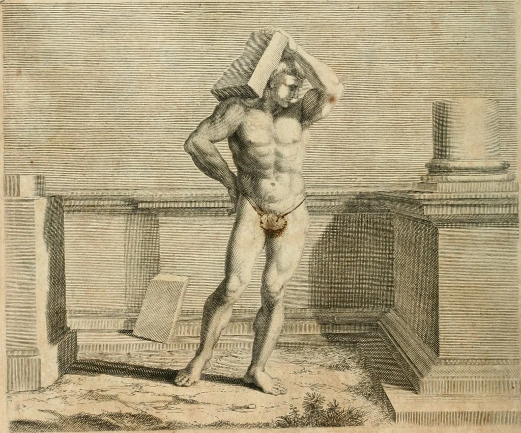 An illustration from Traitté de la peintvre, 1651, leaf 93