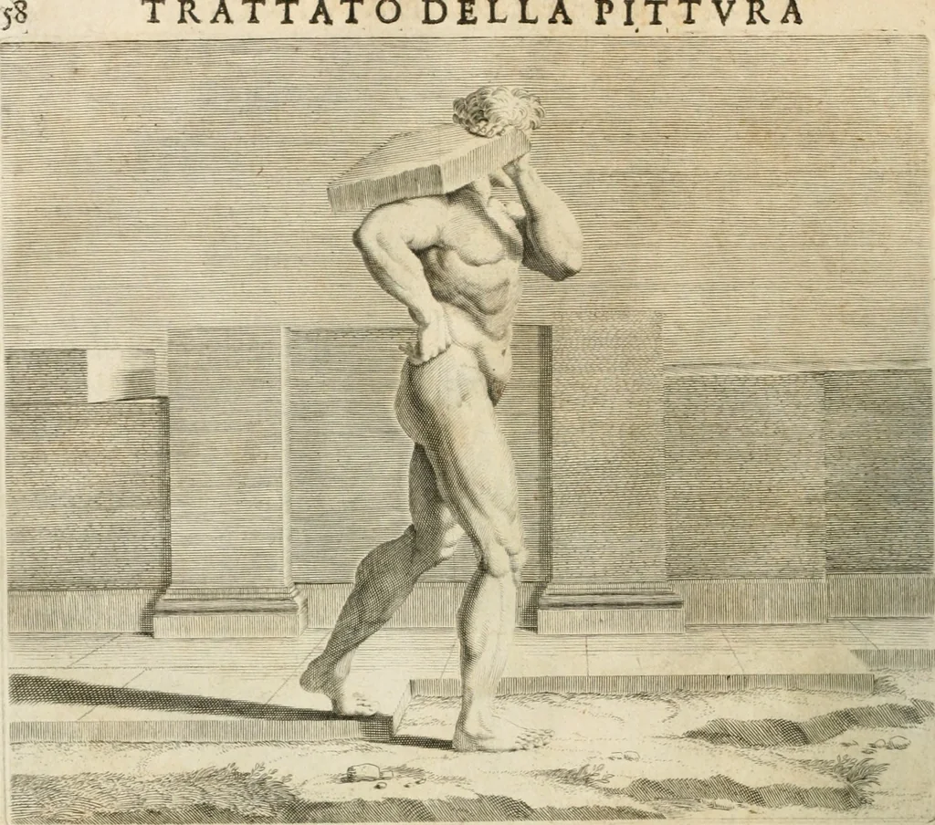 An illustration from Traitté de la peintvre, 1651, leaf 97