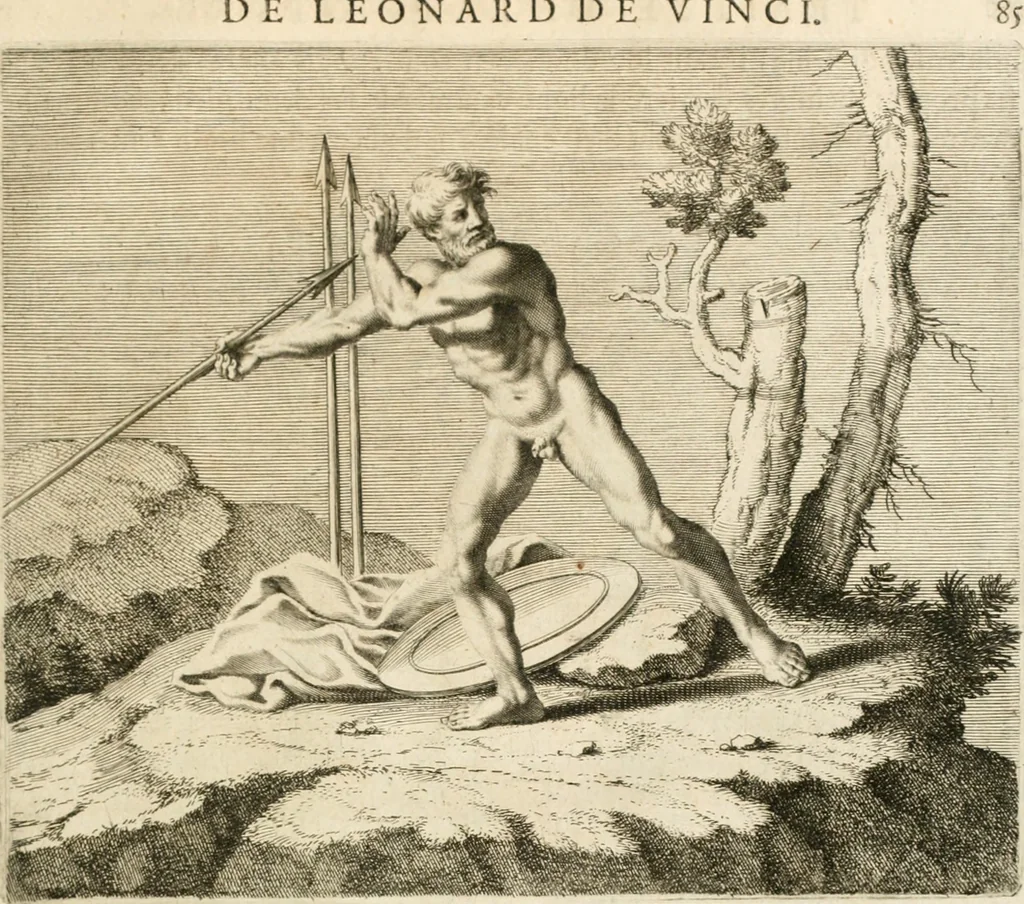 An illustration from Traitté de la peintvre, 1651, leaf 108