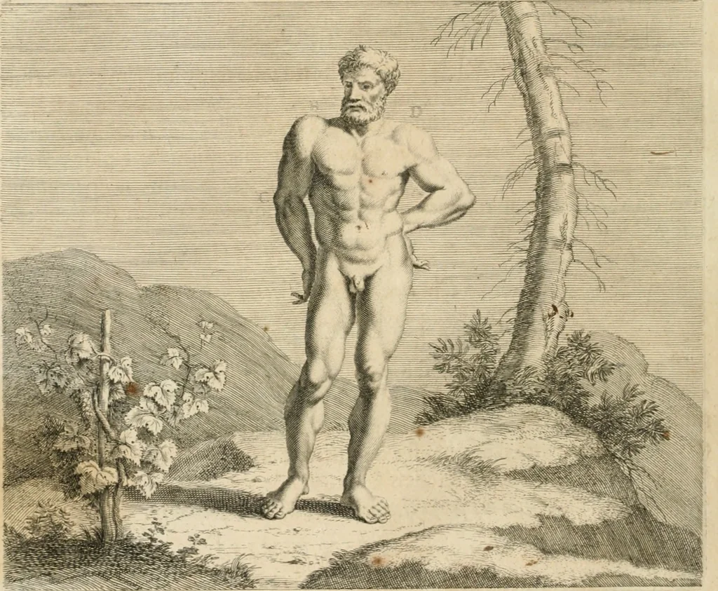 An illustration from Traitté de la peintvre, 1651, leaf 51
