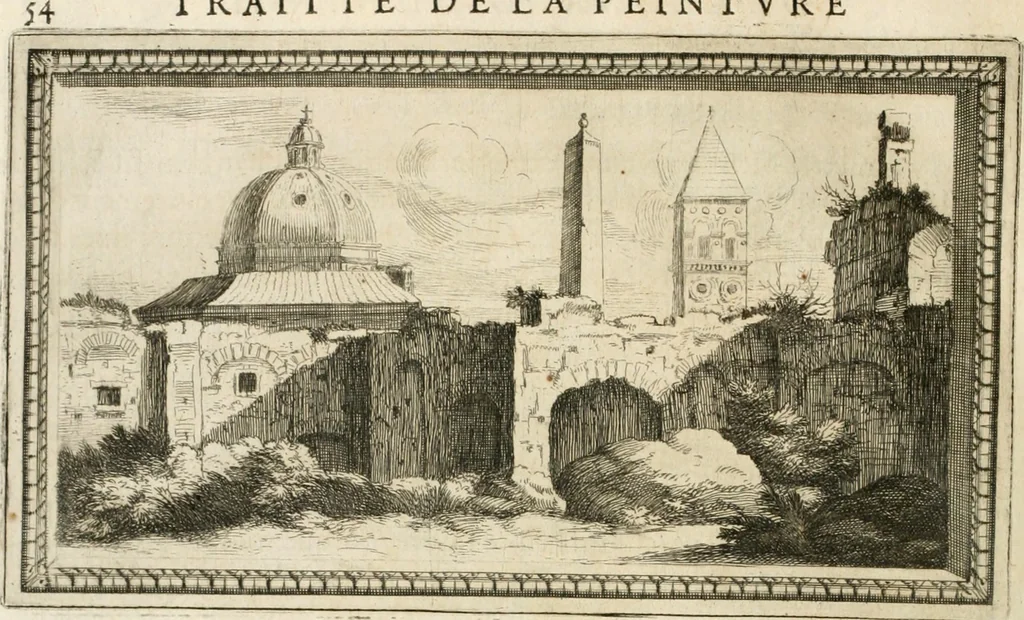 An illustration from Traitté de la peintvre, 1651, leaf 77