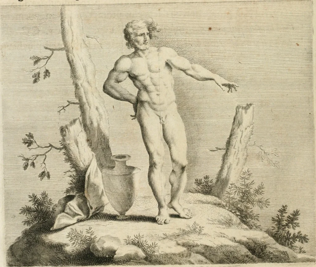 An illustration from Traitté de la peintvre, 1651, leaf 89
