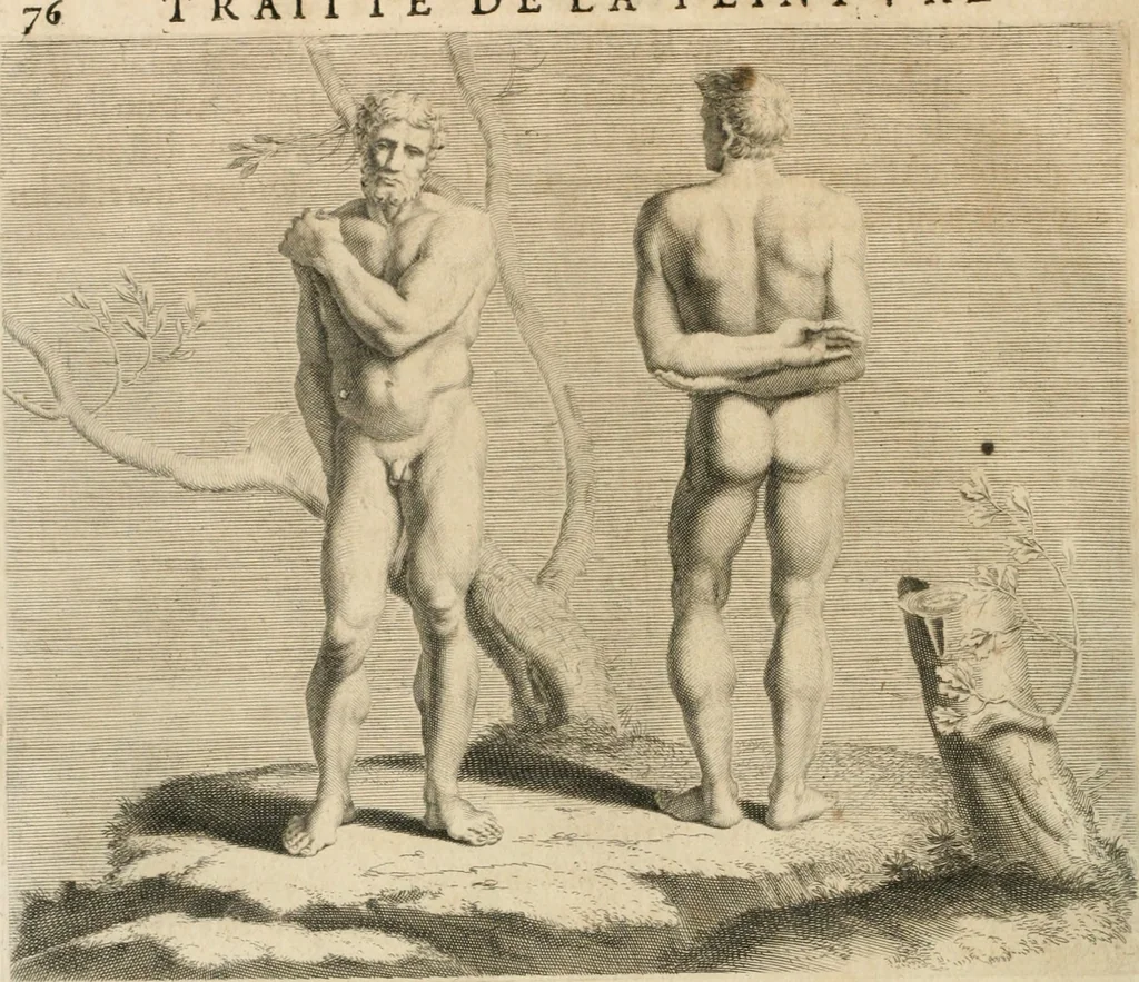 An illustration from Traitté de la peintvre, 1651, leaf 99