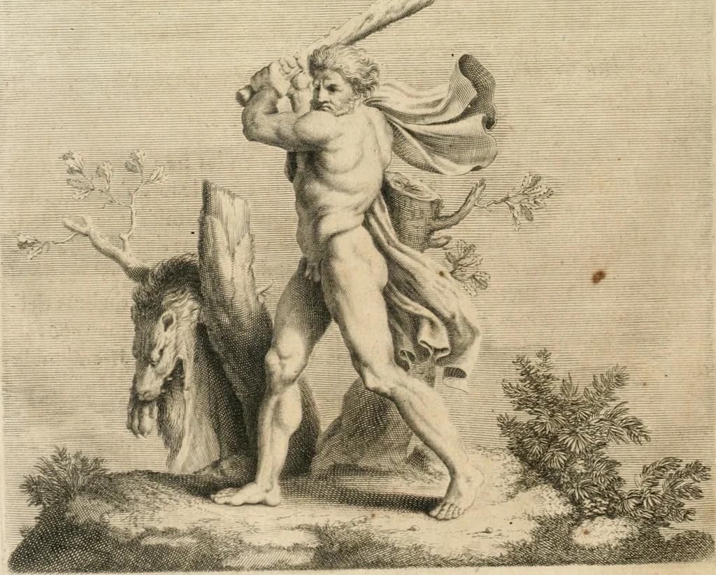 An illustration from Traitté de la peintvre, 1651, leaf 99