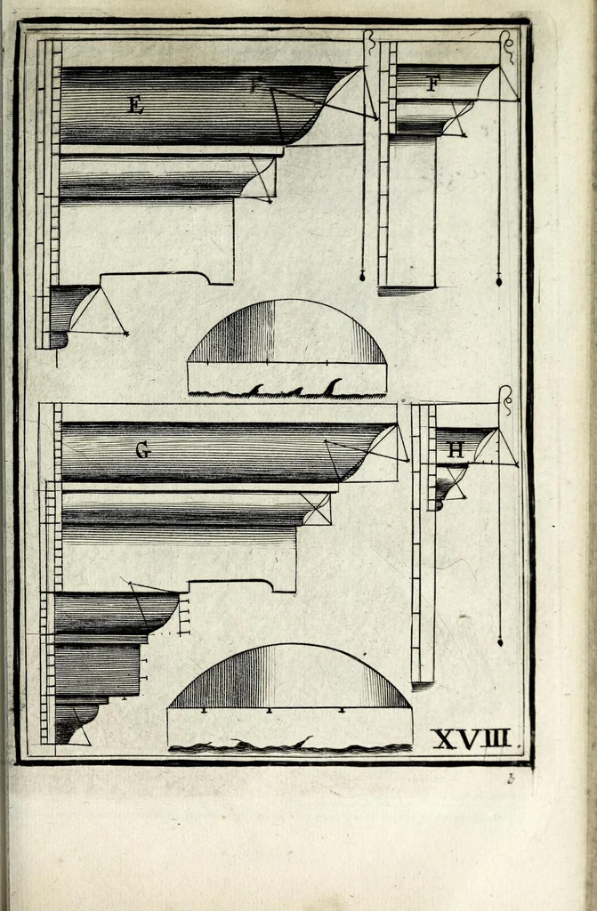 An illustration from Traitté des cinq ordres d'architecture dont se sont servi les anciens, 1682, leaf 113