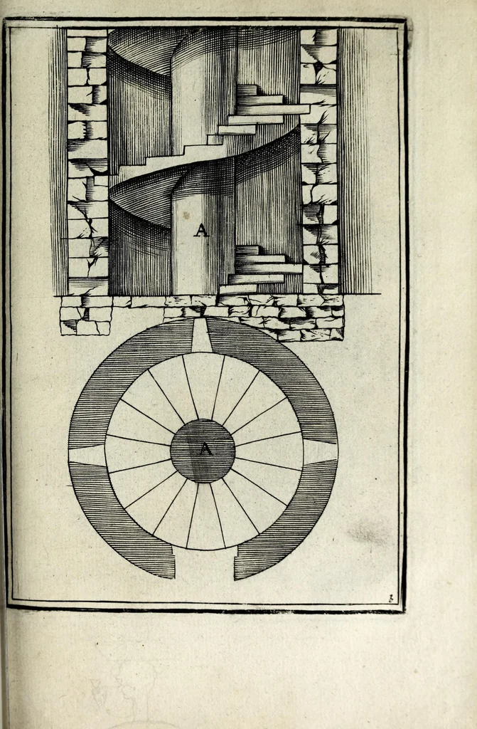 An illustration from Traitté des cinq ordres d'architecture dont se sont servi les anciens, 1682, leaf 141