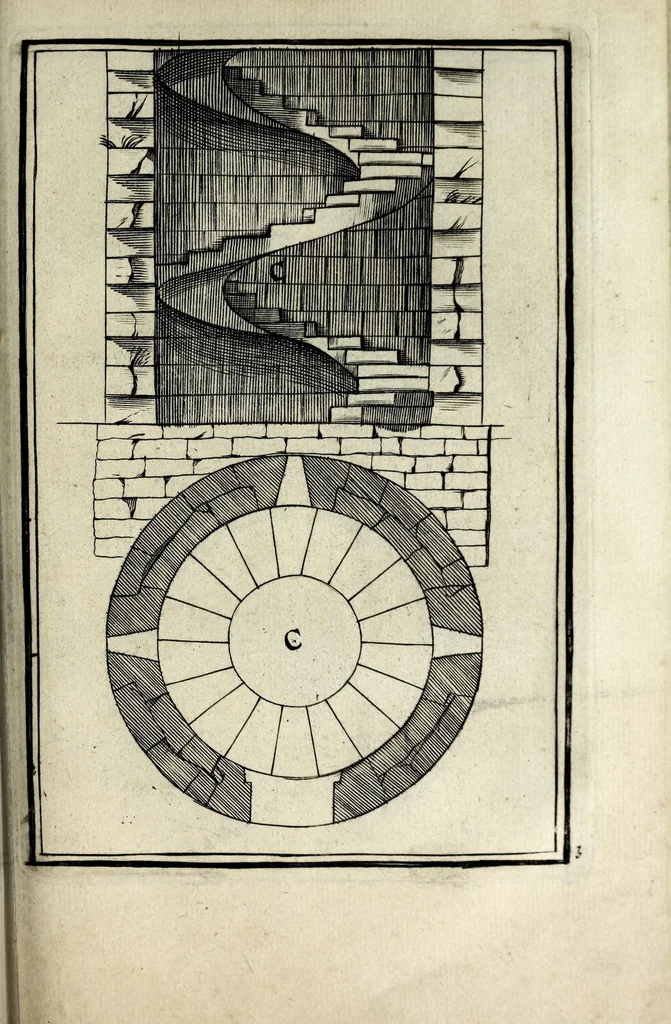 An illustration from Traitté des cinq ordres d'architecture dont se sont servi les anciens, 1682, leaf 145