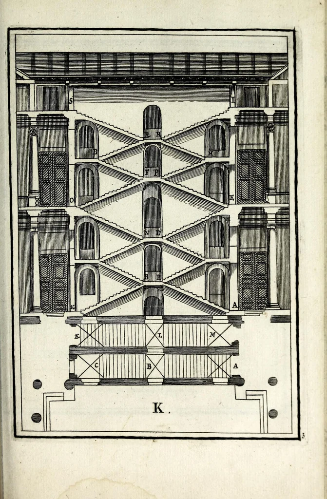 An illustration from Traitté des cinq ordres d'architecture dont se sont servi les anciens, 1682, leaf 159
