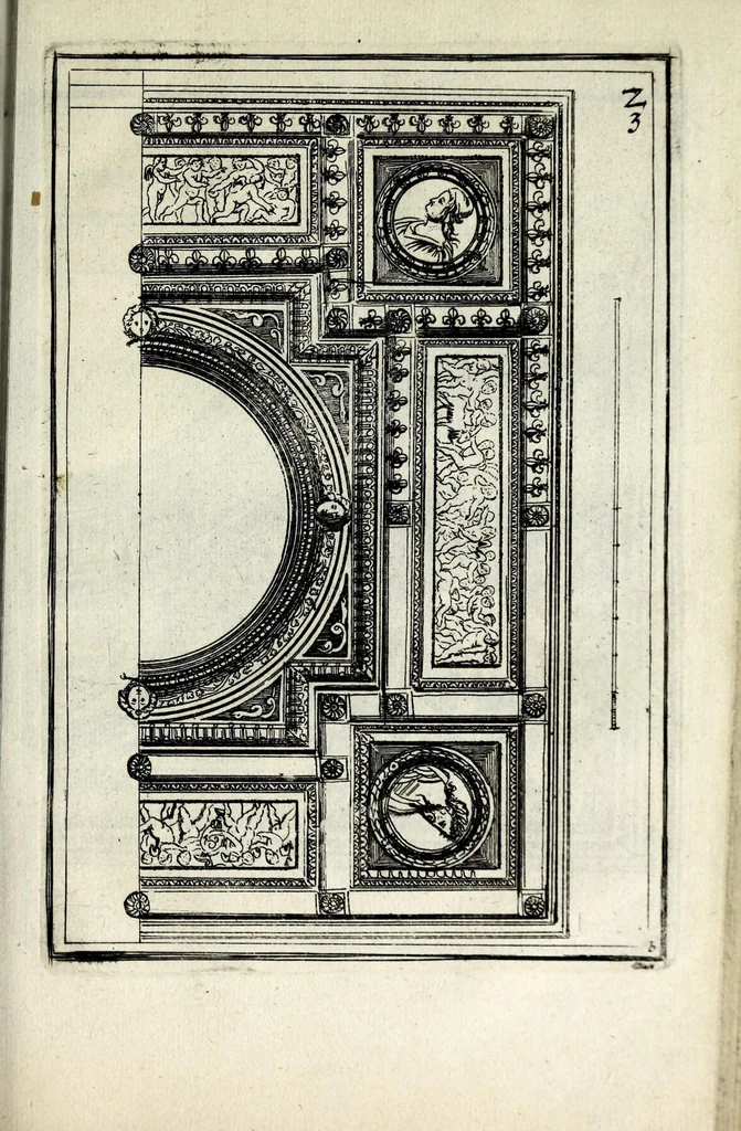 An illustration from Traitté des cinq ordres d'architecture dont se sont servi les anciens, 1682, leaf 185