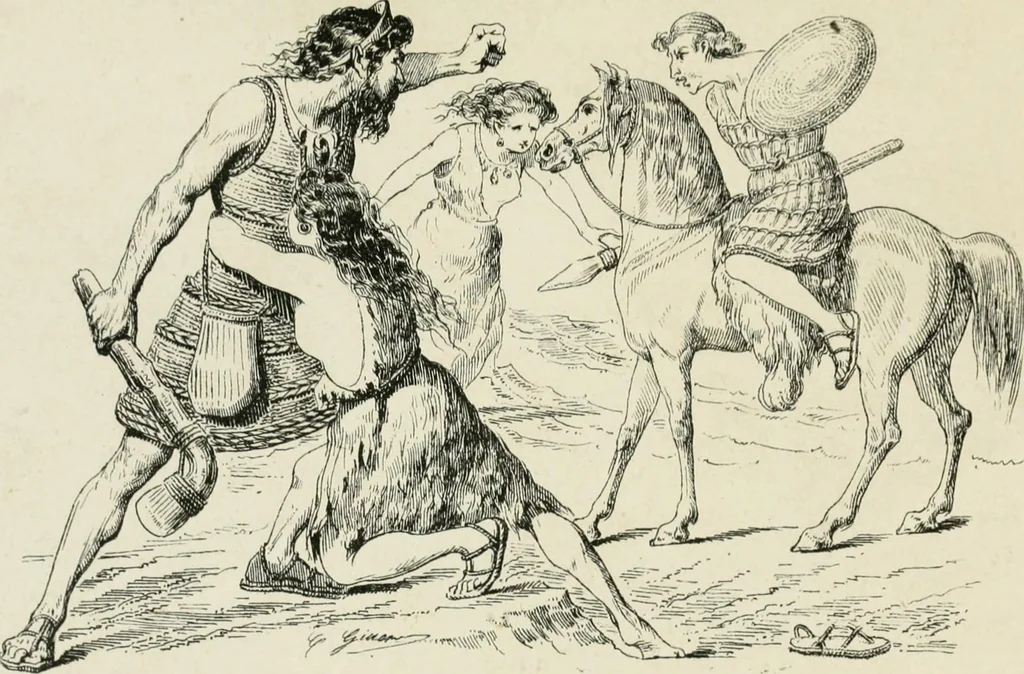 An illustration from Trajes y armas de los españoles desde los tiempos prehistóricos hasta los primeros años del siglo XIX, 1877, leaf 168