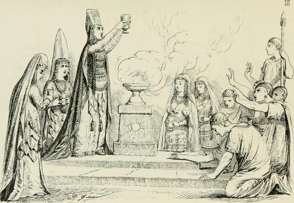 An illustration from Trajes y armas de los españoles desde los tiempos prehistóricos hasta los primeros años del siglo XIX, 1877, leaf 172