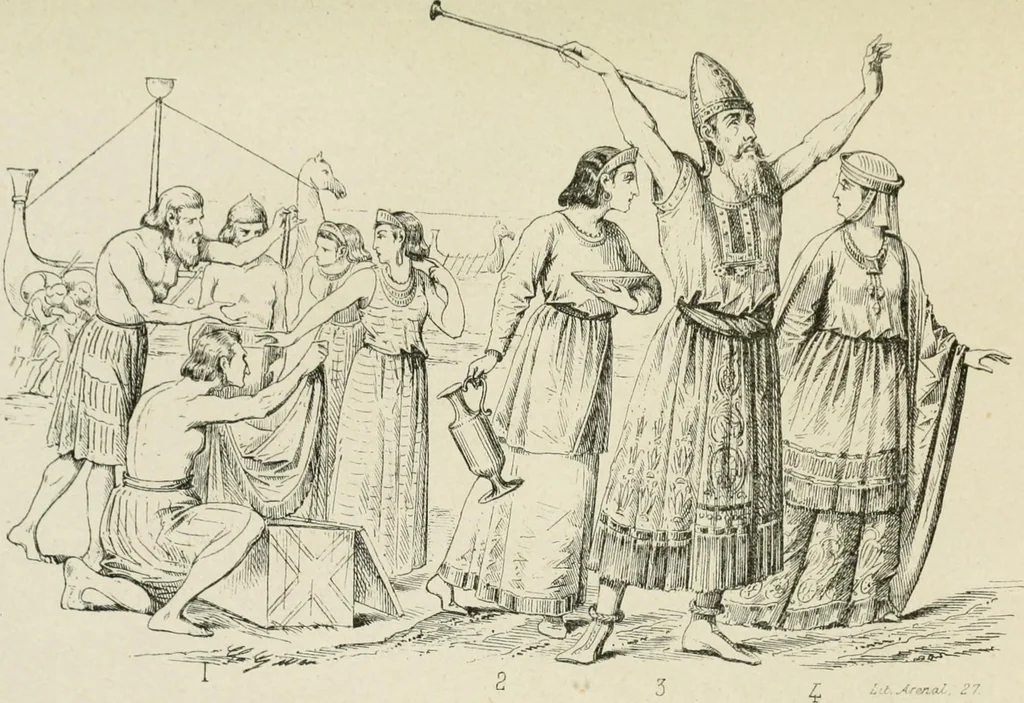 An illustration from Trajes y armas de los españoles desde los tiempos prehistóricos hasta los primeros años del siglo XIX, 1877, leaf 174