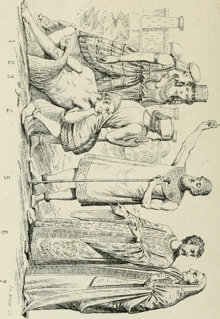 An illustration from Trajes y armas de los españoles desde los tiempos prehistóricos hasta los primeros años del siglo XIX, 1877, leaf 177