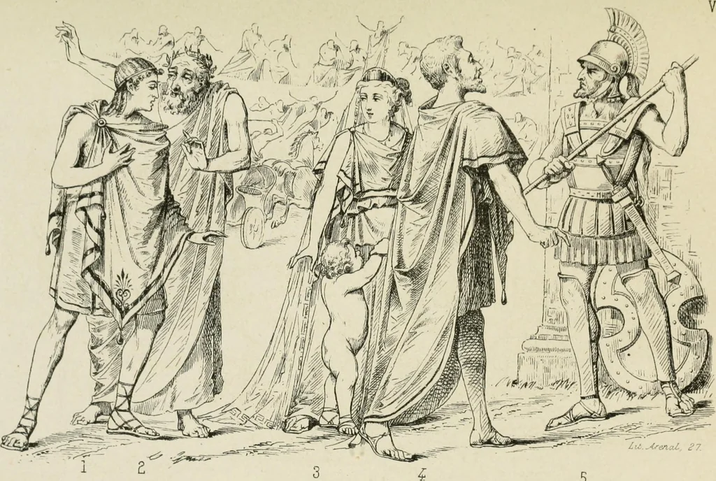 An illustration from Trajes y armas de los españoles desde los tiempos prehistóricos hasta los primeros años del siglo XIX, 1877, leaf 178