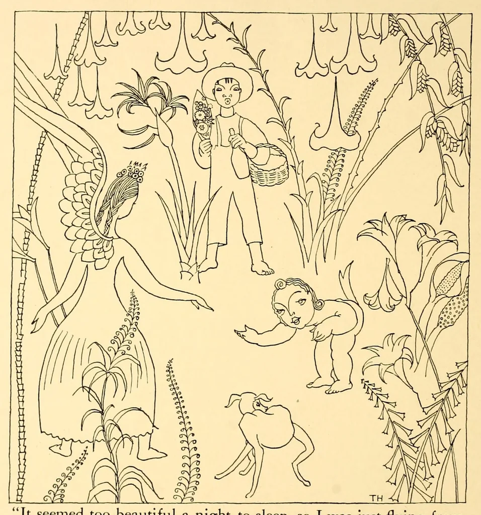 An illustration from Tranquilina's paradise, 1930, leaf 30