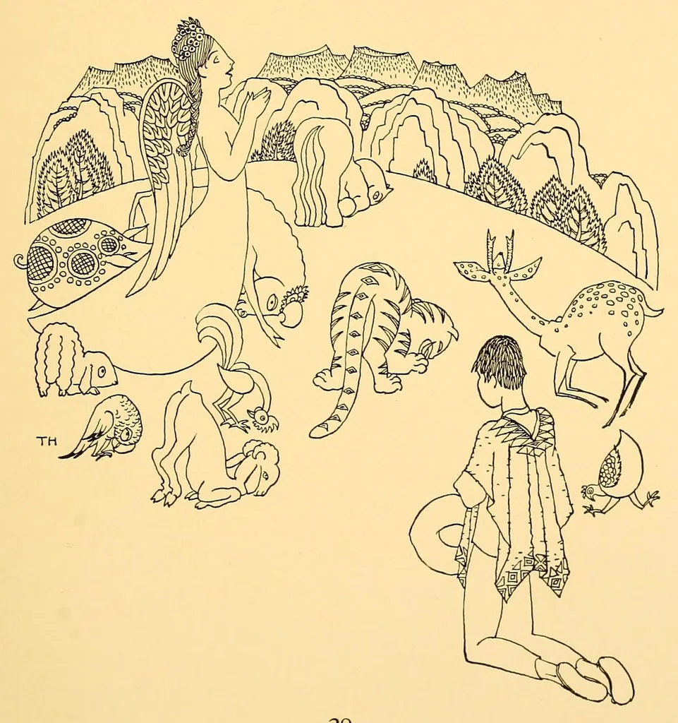 An illustration from Tranquilina's paradise, 1930, leaf 33