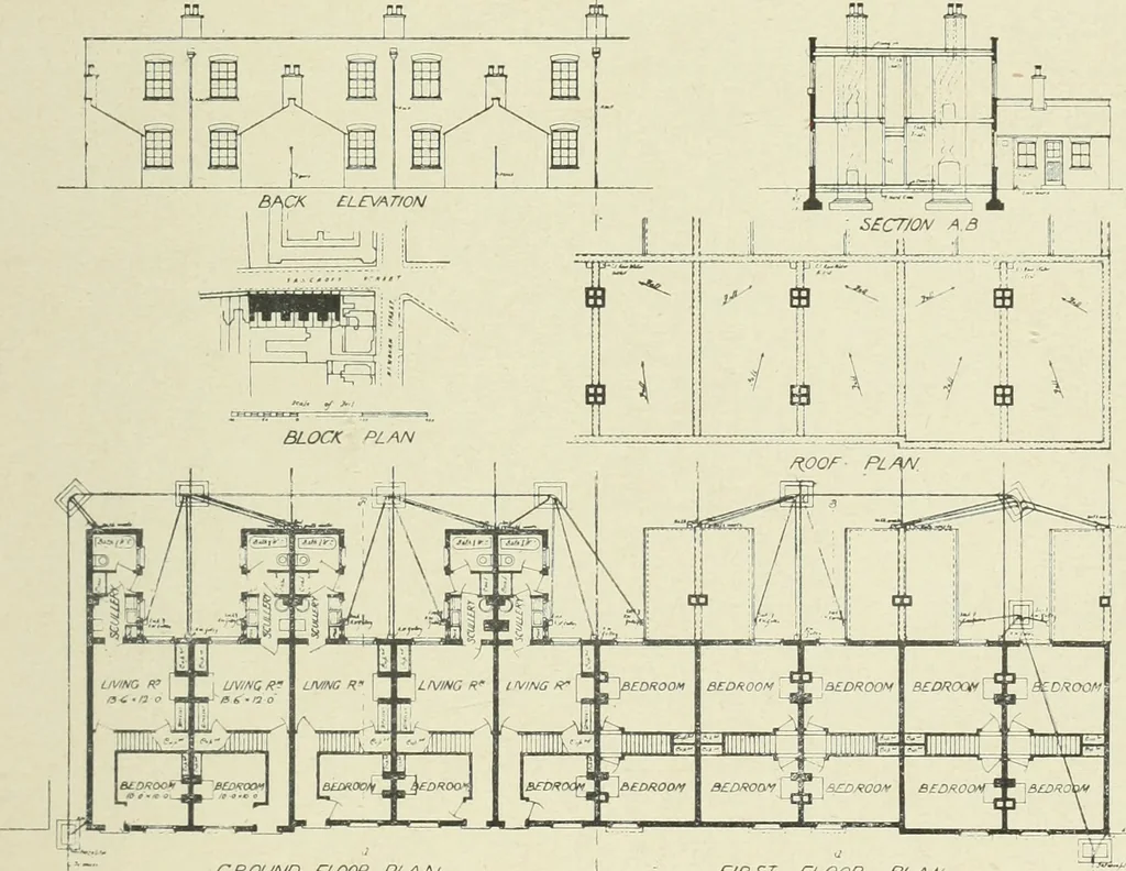 An illustration from Transactions of conference held March 9 to 13, 1914, at Liberty buildings, Liverpool, 1914, leaf 140