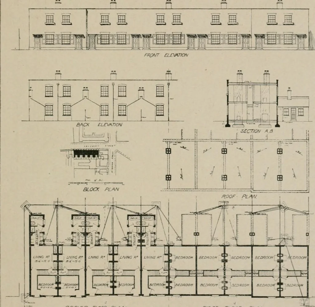 An illustration from Transactions of conference held March 9 to 13, 1914, at Liberty buildings, Liverpool, 1914, leaf 144