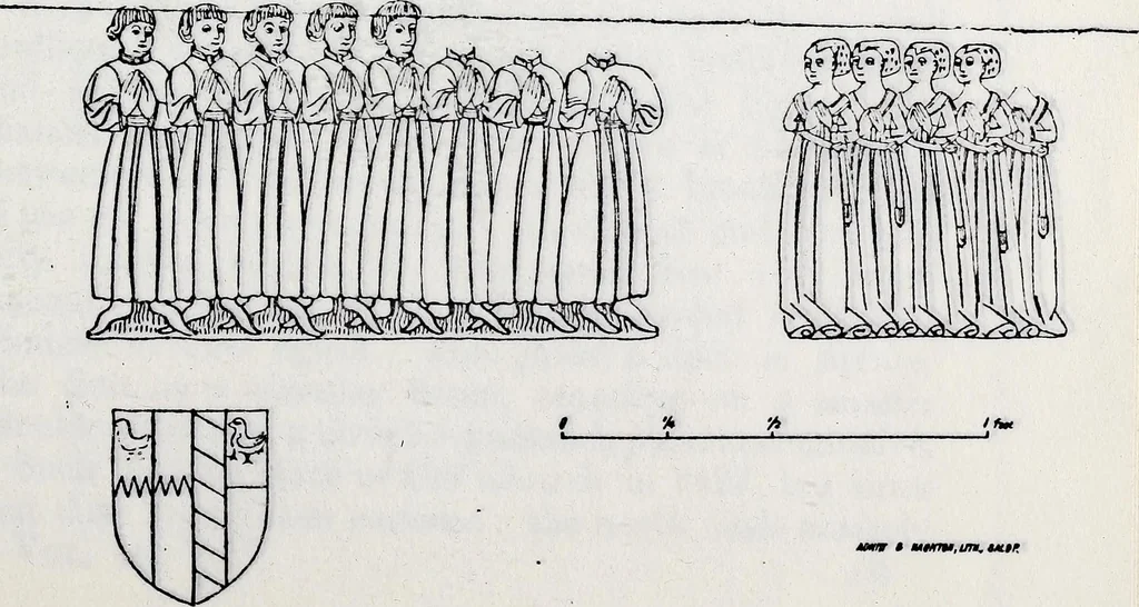 An illustration from Transactions of the Shropshire Archaeological and Natural History Society, 1881, leaf 710