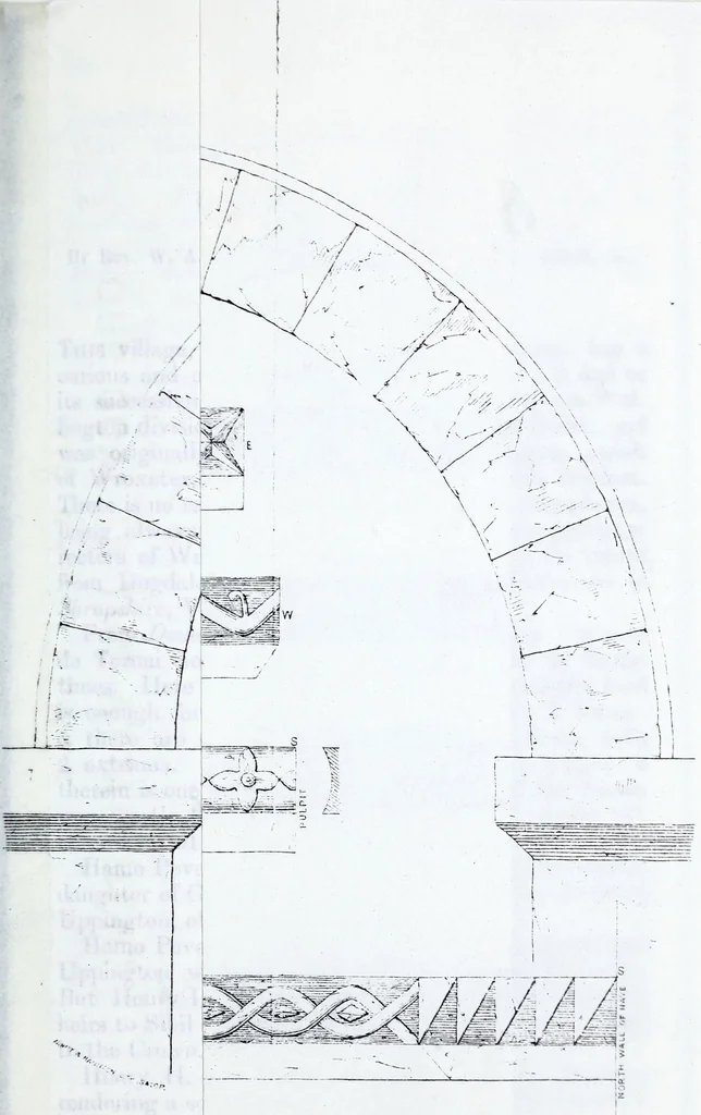An illustration from Transactions of the Shropshire Archaeological and Natural History Society, 1882, leaf 220