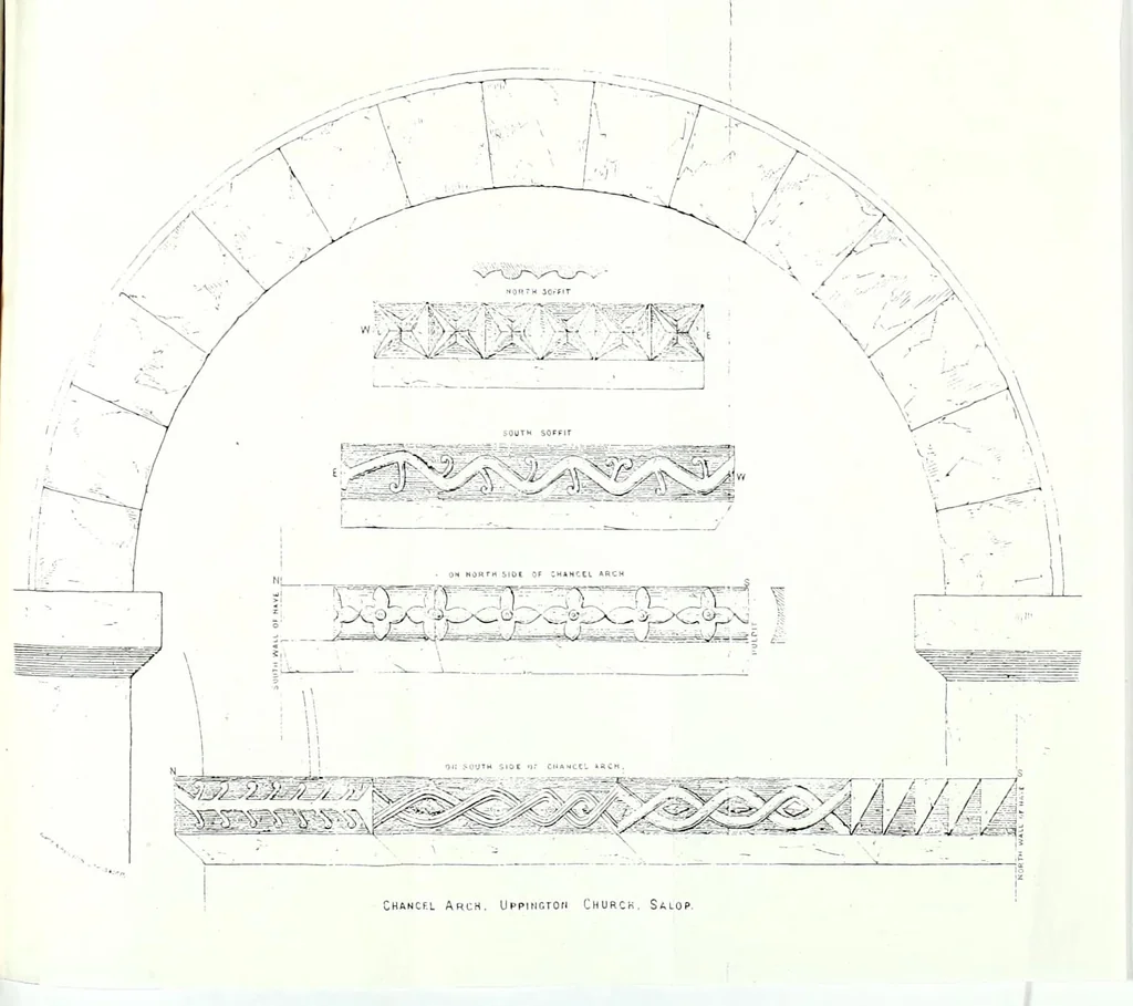 An illustration from Transactions of the Shropshire Archaeological and Natural History Society, 1882, leaf 222