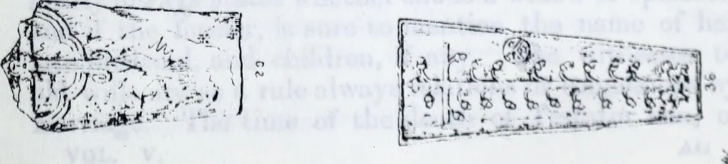 An illustration from Transactions of the Shropshire Archaeological and Natural History Society, 1882, leaf 574