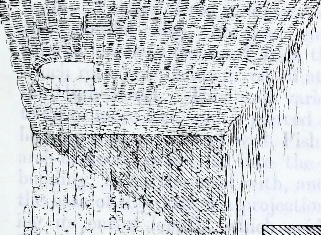 An illustration from Transactions of the Shropshire Archaeological and Natural History Society, 1883, leaf 582