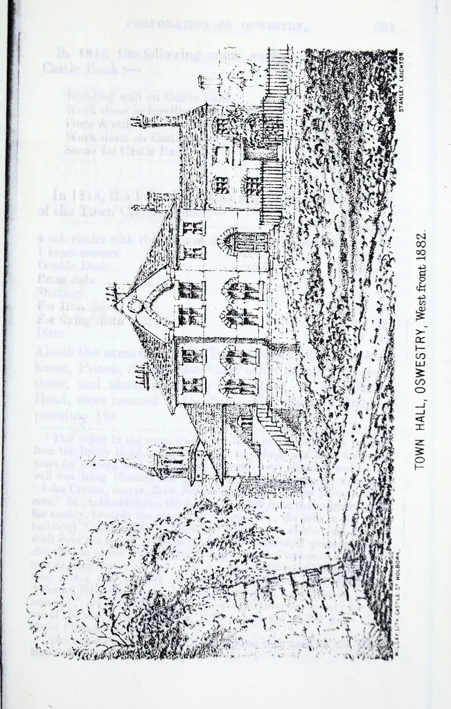 An illustration from Transactions of the Shropshire Archaeological and Natural History Society, 1883, leaf 654