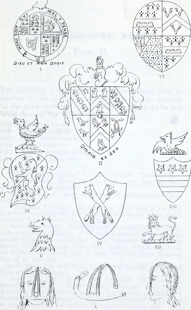 An illustration from Transactions of the Shropshire Archaeological and Natural History Society, 1883, leaf 694