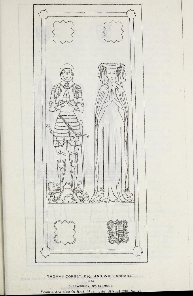 An illustration from Transactions of the Shropshire Archaeological and Natural History Society, 1895, leaf 904