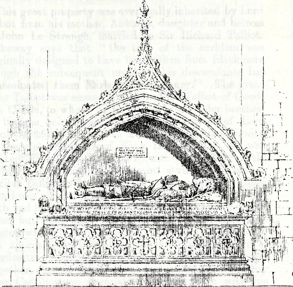 An illustration from Transactions of the Shropshire Archaeological and Natural History Society, 1885, leaf 888