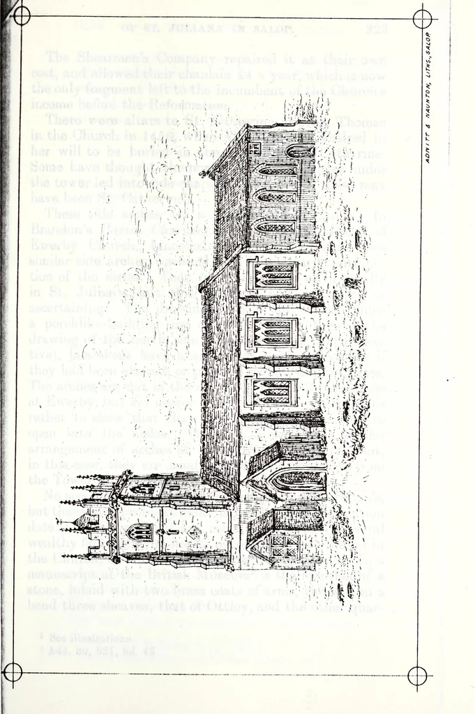 An illustration from Transactions of the Shropshire Archaeological and Natural History Society, 1887, leaf 488