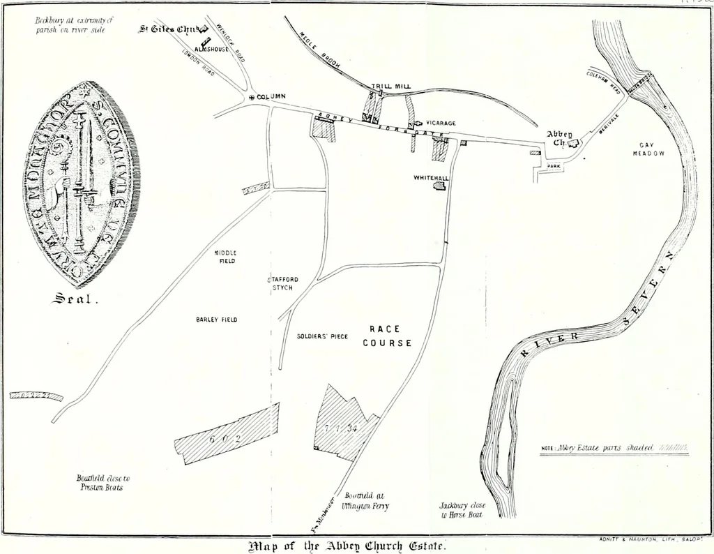 An illustration from Transactions of the Shropshire Archaeological and Natural History Society, 1878, leaf 76