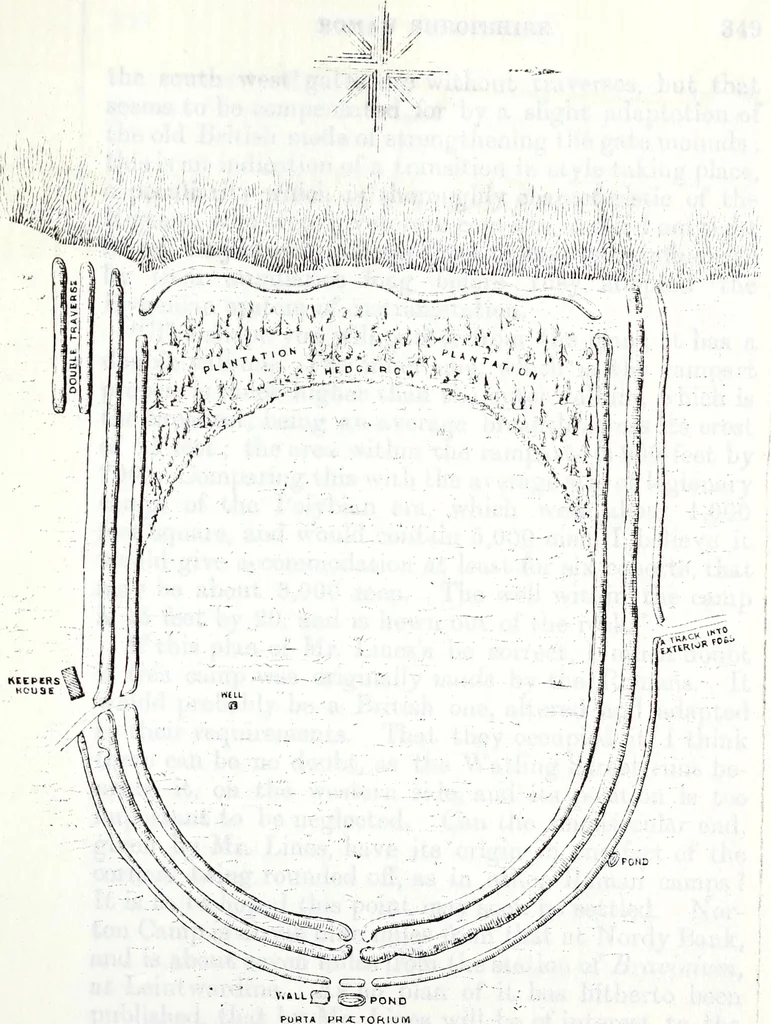 An illustration from Transactions of the Shropshire Archaeological and Natural History Society, 1879, leaf 750