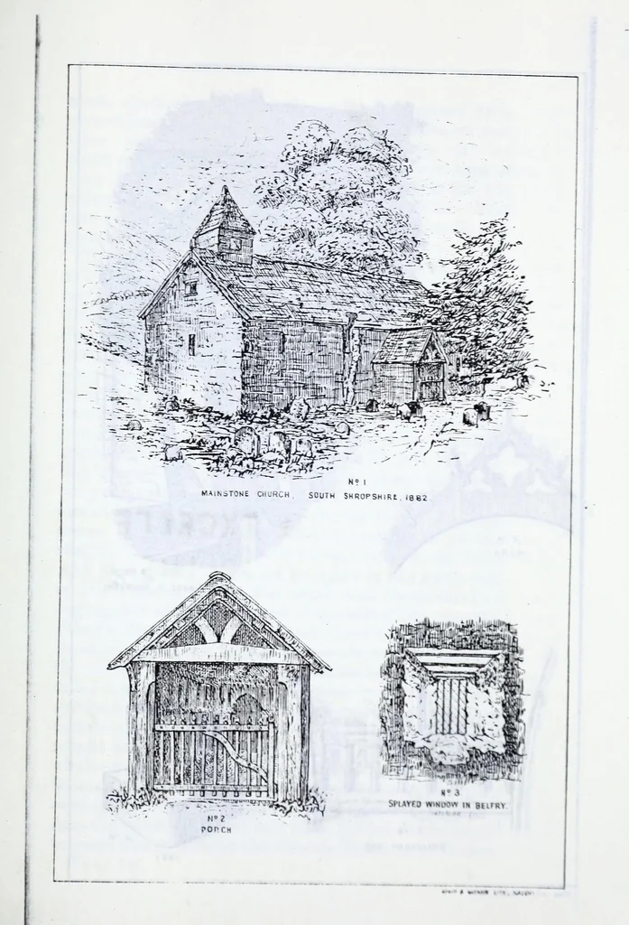 An illustration from Transactions of the Shropshire Archaeological and Natural History Society, 1884, leaf 302