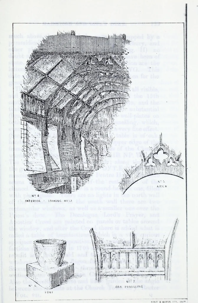 An illustration from Transactions of the Shropshire Archaeological and Natural History Society, 1884, leaf 304