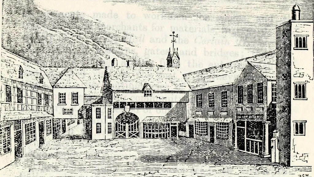 An illustration from Transactions of the Shropshire Archaeological and Natural History Society, 1878, leaf 142