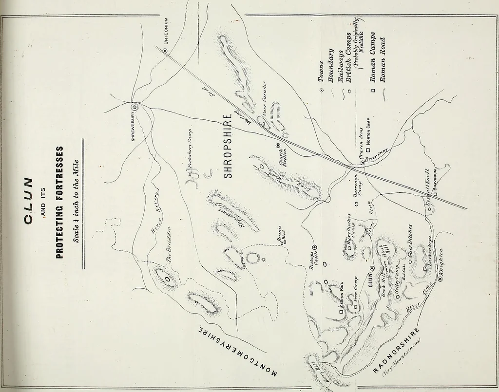 An illustration from Transactions of the Shropshire Archaeological and Natural History Society, 1878, leaf 154