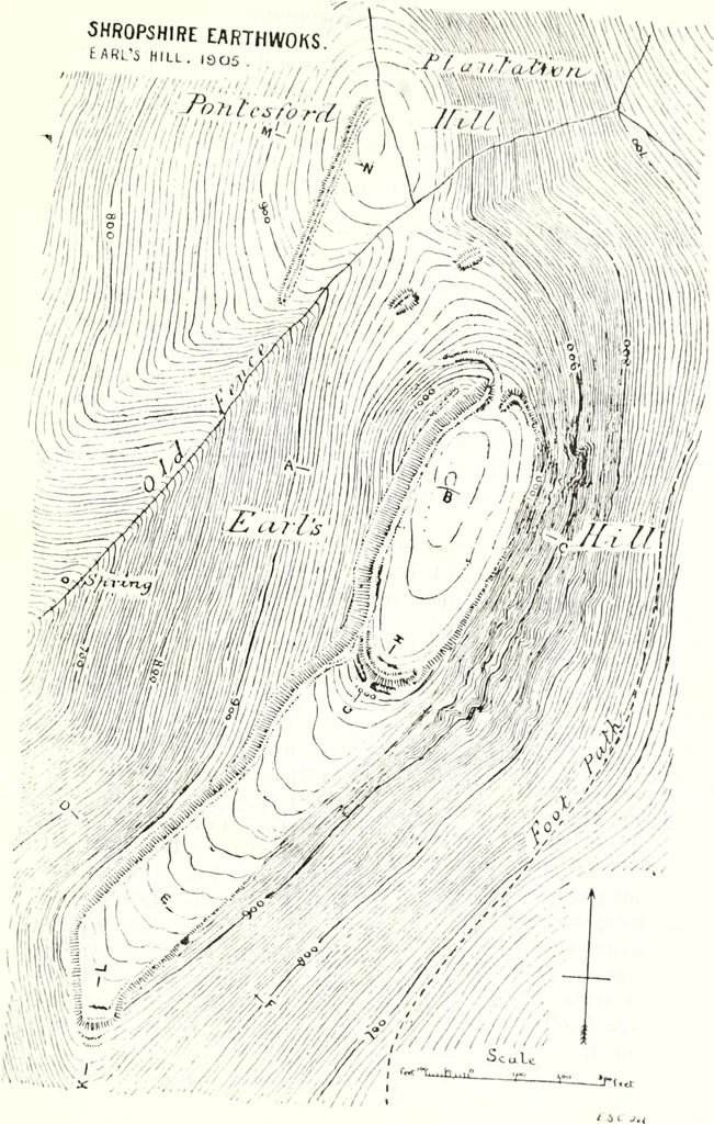 An illustration from Transactions of the Shropshire Archaeological and Natural History Society, 1878, leaf 456