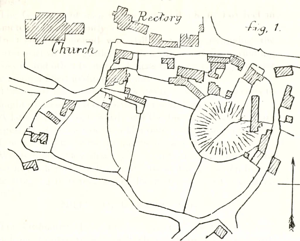 An illustration from Transactions of the Shropshire Archaeological and Natural History Society, 1878, leaf 468
